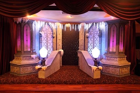 Winter theme quinces party